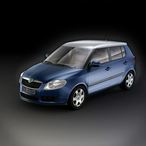 skoda fabia blueline dxf - Skoda Fabia BlueLine 5J by RTEwork